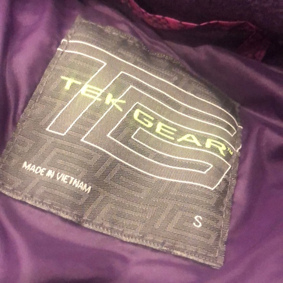 TekGear Purple Vest | Small w/removable hood - Picture 4 of 4